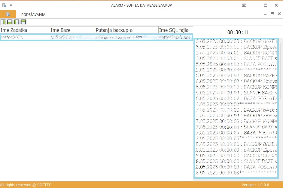 Softec DataBase Backup